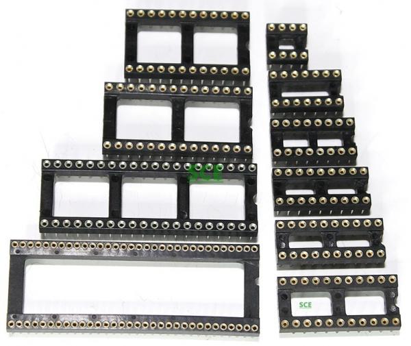 20 pol. IC-Fassung / gedrehte Kontakte 